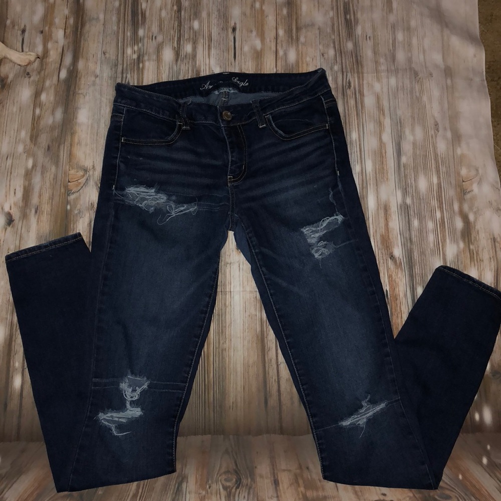 American Eagle ripped jeans